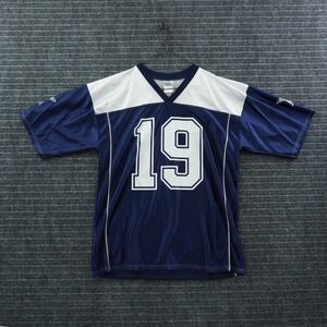 Cowboys Football Jersey Mens L Navy Miles Austin 19 Authentic Apparel